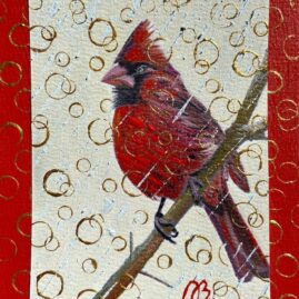 CARDINAL IN THE RAIN AND GLORY